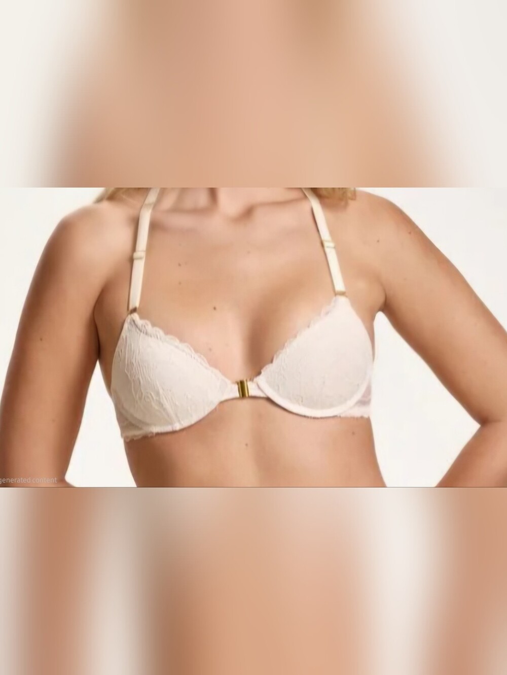 Cherries Weekend Charm Racerback Push-Up Bra